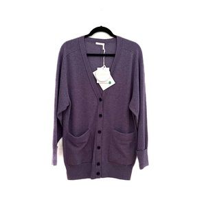 Chloe Cardigan Lavender Purple Size S NWT
